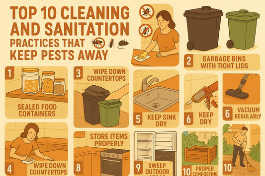 Top 10 Cleaning and Sanitation Practices That Keep Pests Away
