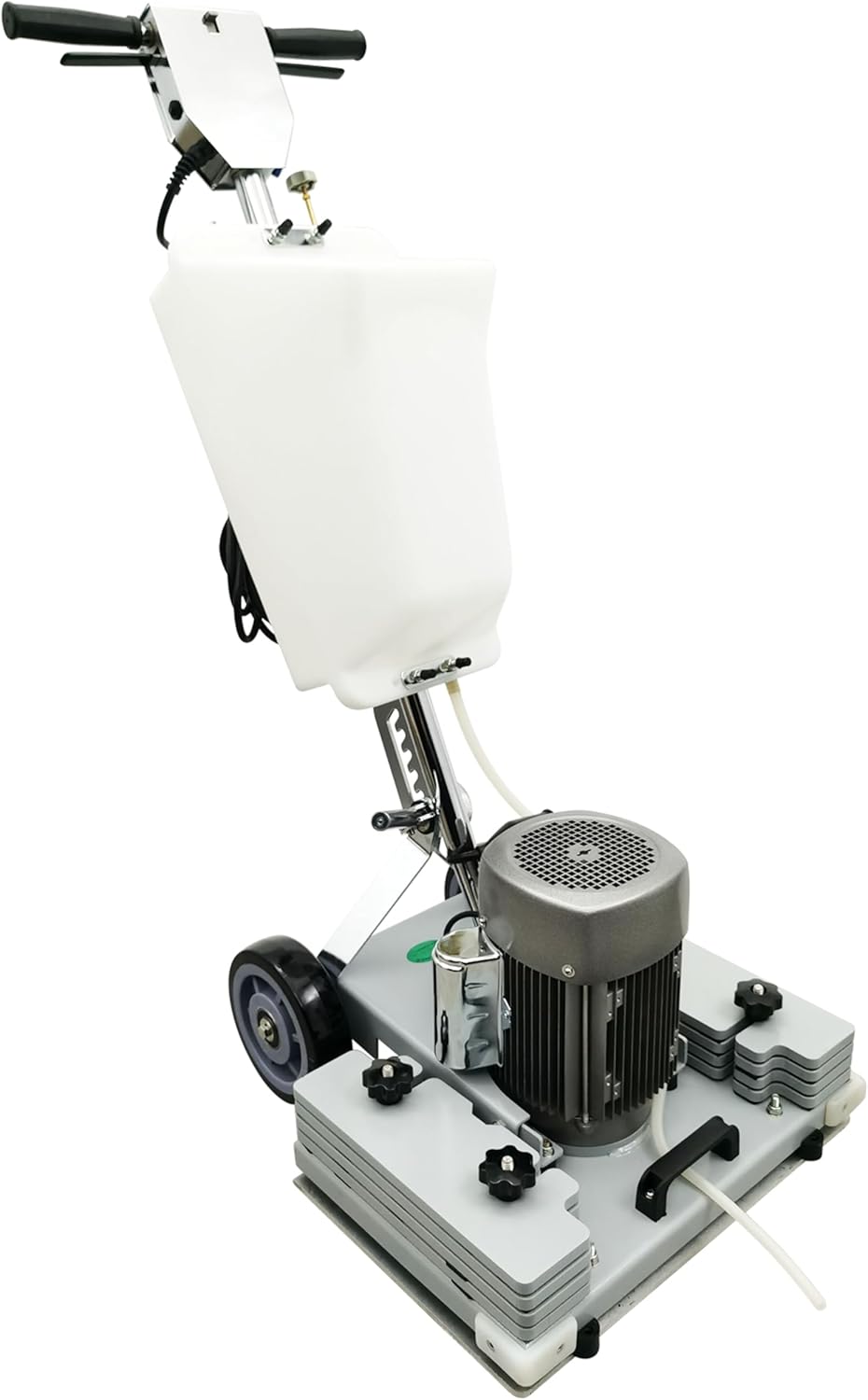 Floor Grinding Scrubber Buffer Polisher Machine Square Chassis Clean Polish Wax Renovate Step Gymnasiums Shops Hotels Office Exhibition Hard Ground 110V Commercial Industrial