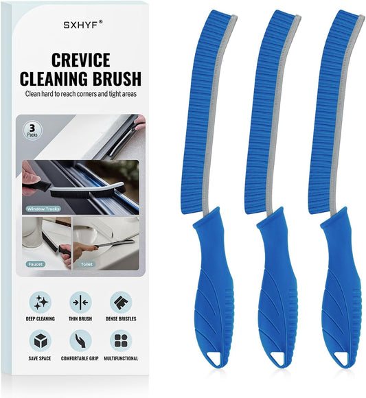 SXhyf Cleaning Brush - Hard Bristle Crevice Cleaning Brush, Multifunctional Gap Scrub Brush, Kitchen Essentials, Bathroom Cleaner Tools for Household Use, Home, Window, Toilet, Stove