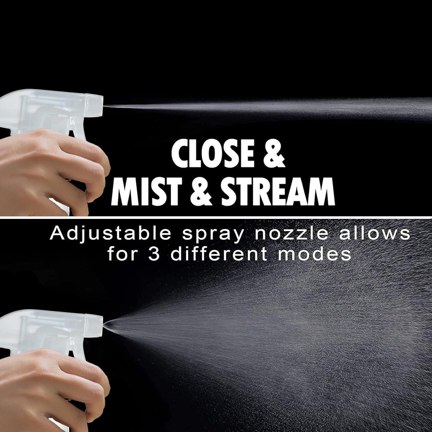 Glass Spray Bottles with Silicone Sleeve Protection, 16 oz 2 Pack, Reusable Spray Bottles with Adjustable Nozzle for Hair, Cleaning Solutions, Plants, Pale Yellow&Mint Green